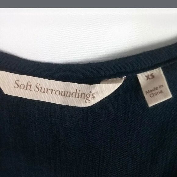 Soft Surroundings Navy Rayon Sunset Maxi Dress
xS - Picture 6 of 8